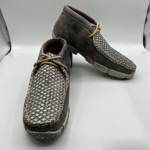 NEW REYWELT Men's Wallaby Shoes, SZ: 8 M,Leather Uppers/Embossed Inset, NO BOX